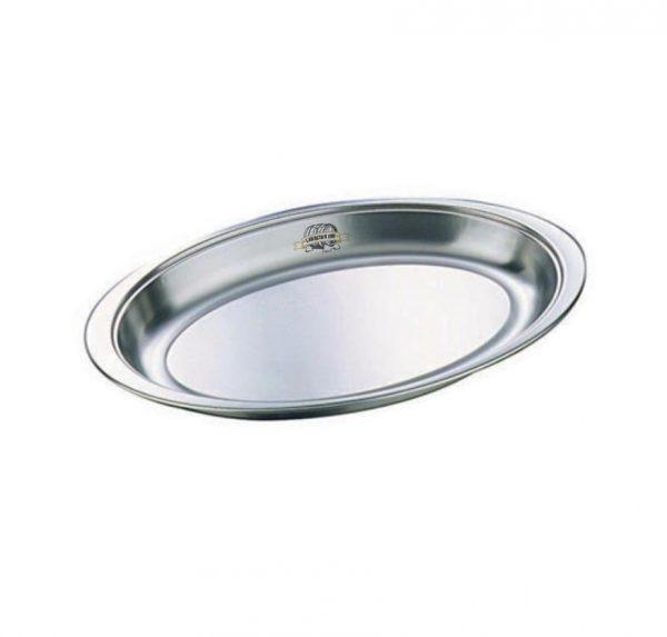 Plat à banquet ovale en acier inoxydable (508 mm) GOODIES vaisselle personnalisés et publicitaire
