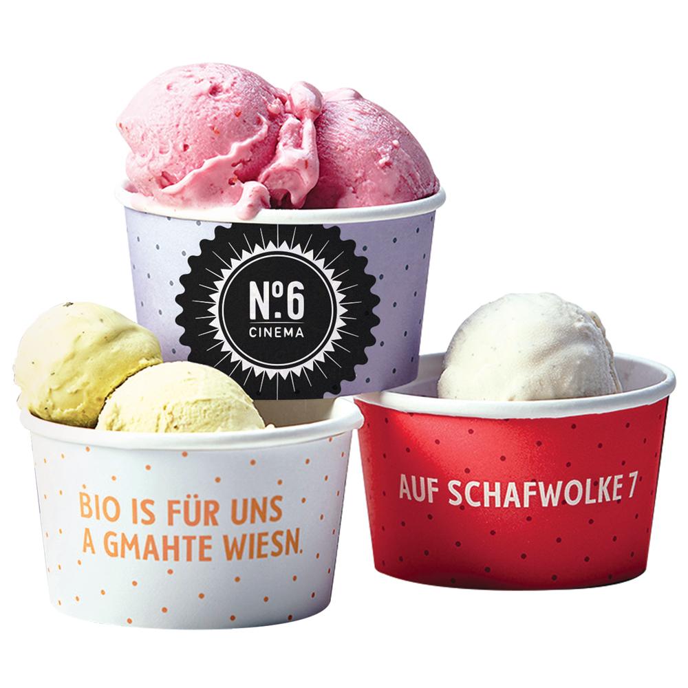 Bacs à crème glacée GOODIES packaging personnalisés et publicitaire