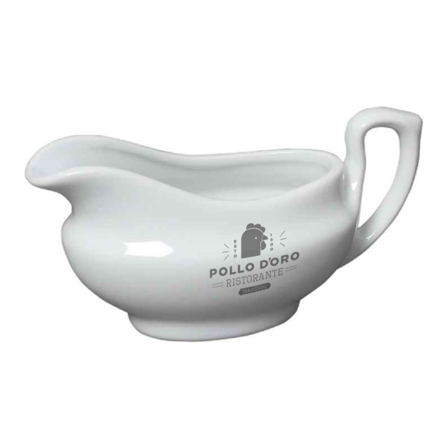 Saucière en céramique (400ml/14oz) GOODIES vaisselle personnalisés et publicitaire