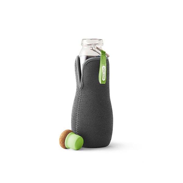 Bouteille Eau Good en verre - noir+blum (650ml) GOODIES verres personnalisés et publicitaire