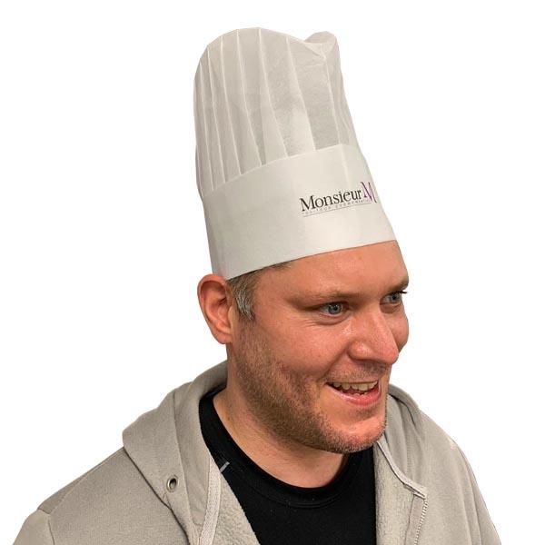Chapeau de chef non tissé (23cm) GOODIES vaisselle personnalisés et publicitaire