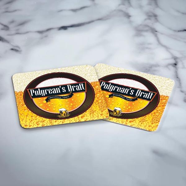 Tapis à bière carré de qualité supérieure GOODIES RESTAURANTS