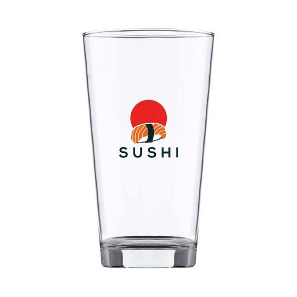 Verre à bière trempé (450ml/16oz) GOODIES verres personnalisés et publicitaire