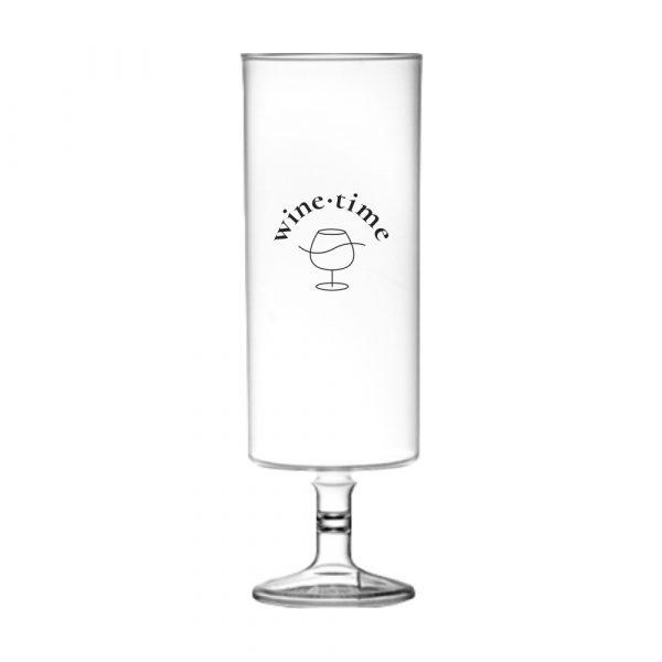 Verre à flûte réutilisable de qualité supérieure (200ml/7oz) GOODIES verres personnalisés et publicitaire
