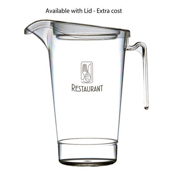 Pichet empilable en plastique (2.25 Litre/4 Pint) GOODIES RESTAURANTS