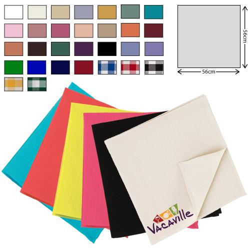 Serviette de table tissée Premium (56x56cm) GOODIES vaisselle personnalisés et publicitaire