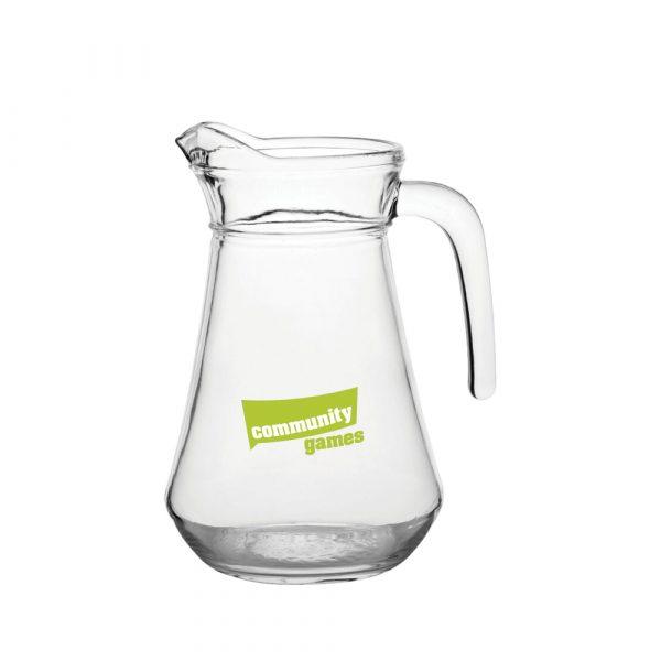 Pichet classique en verre (1 litre) GOODIES verres personnalisés et publicitaire