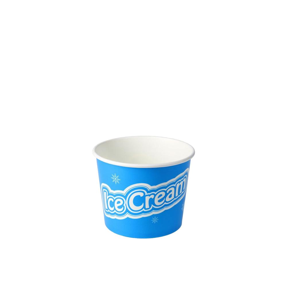 Crème glacée mate à simple paroi (4oz) GOODIES packaging personnalisés et publicitaire