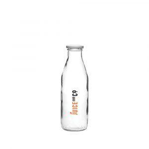 Bouteille d'eau en verre à couvercle moyen (0.5Litre/17.5oz) GOODIES verres personnalisés et publicitaire