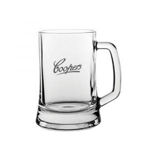 Mug Tankard en verre (500ml/16.75oz) GOODIES verres personnalisés et publicitaire