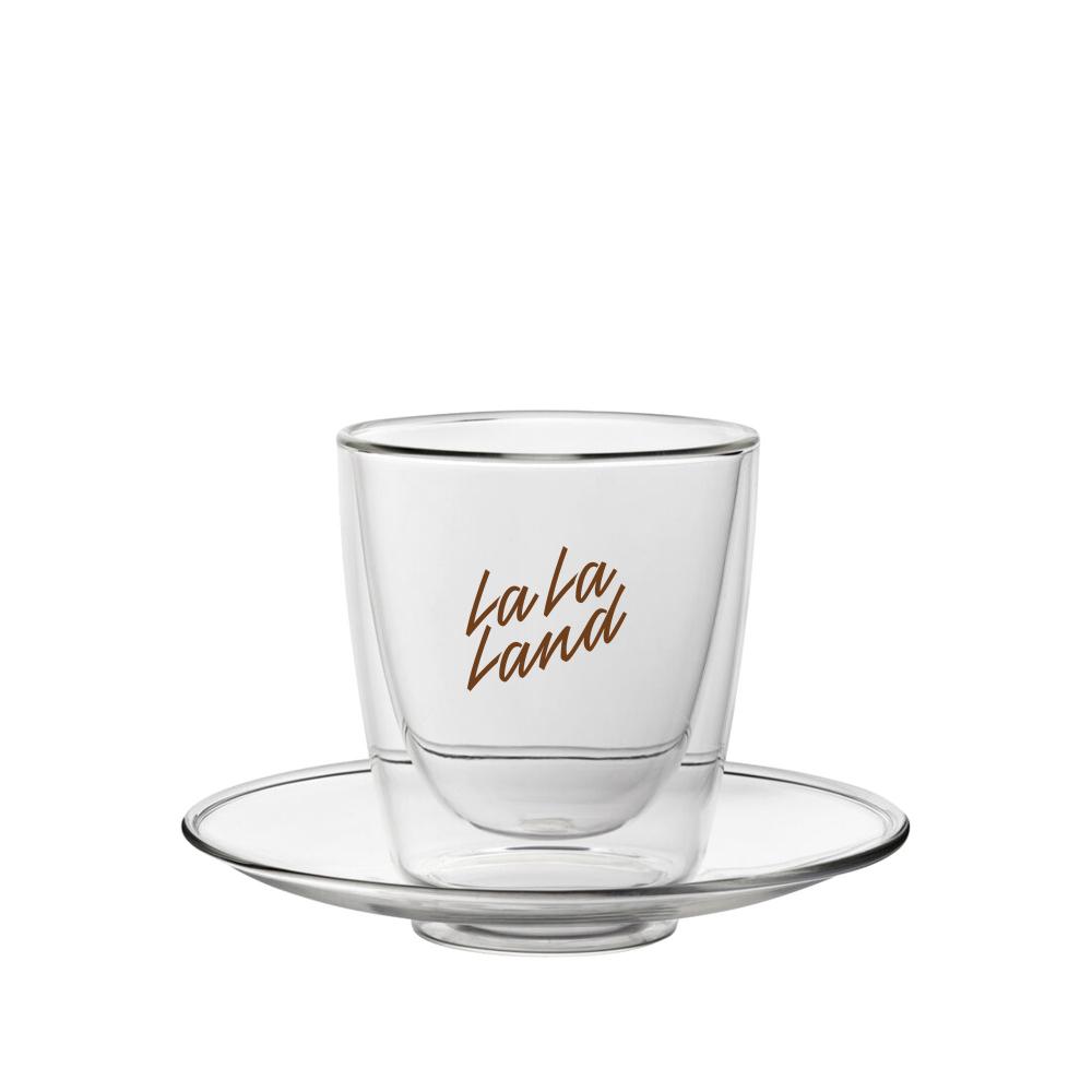 Verre à double paroi pour cappuccino (220ml/7.75oz) GOODIES verres personnalisés et publicitaire