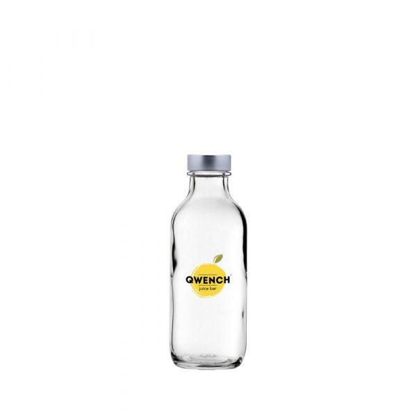 Bouteille d'eau/jus de fruit en verre - demi-pinte (350ml/12.25oz) GOODIES verres personnalisés et publicitaire