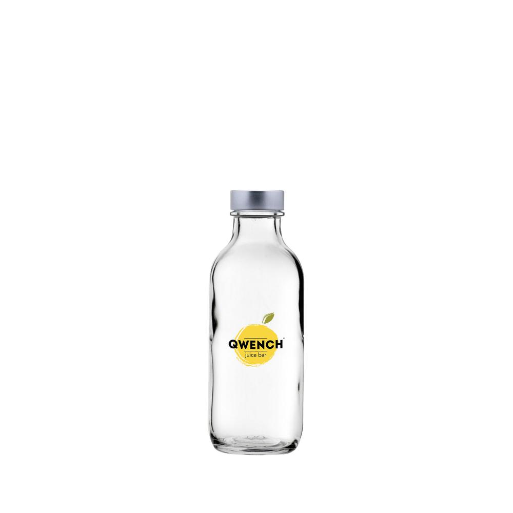 Bouteille d'eau/jus de fruit en verre - demi-pinte (350ml/12.25oz) GOODIES verres personnalisés et publicitaire