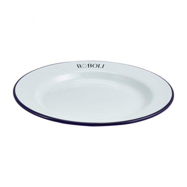 Assiette en émail (24cm) GOODIES vaisselle personnalisés et publicitaire