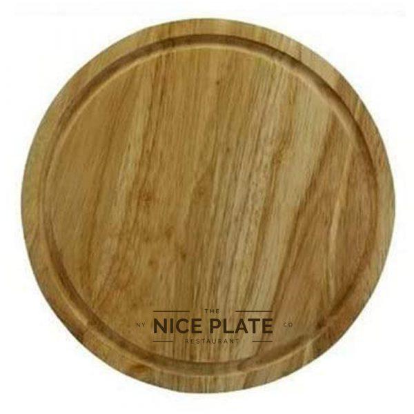 Planches à découper rondes en bois (25cm) GOODIES vaisselle personnalisés et publicitaire