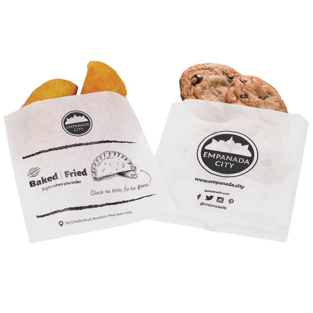 Sac en papier plat moyen (25x25cm) GOODIES packaging personnalisés et publicitaire