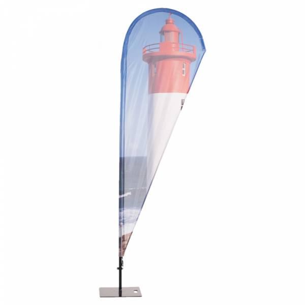 Beach Flag Alu Drop Impression display publicitaire