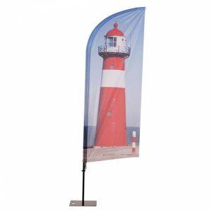 Beach Flag Alu Wind Impression display publicitaire