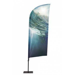 Beach Flag Alu Wind & Paddle display publicitaire