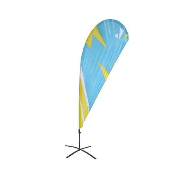 Beach Flag Budget Drop Medium Impression display publicitaire