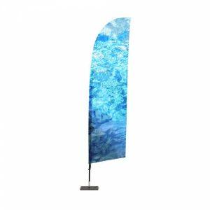 Beach Flag Fiber Wind Impression display publicitaire