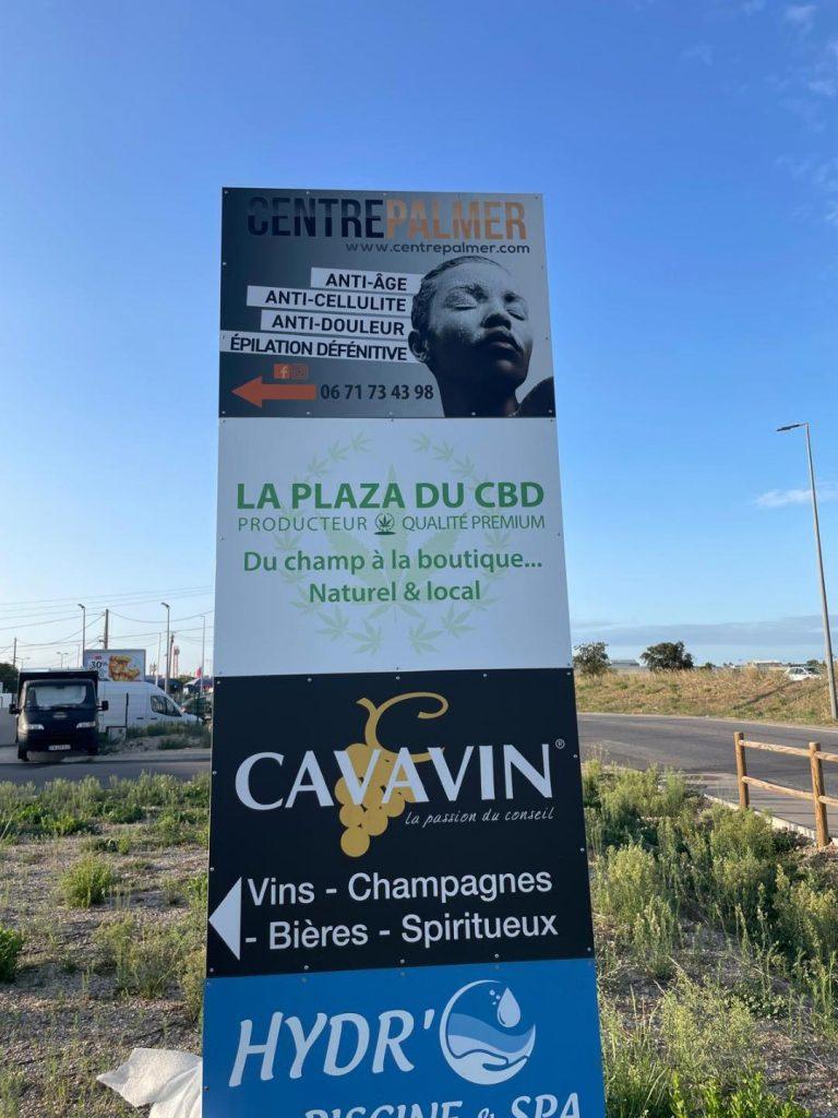 📰 Actualité à l’agence de Salon-de-Provence : La Plaza du CBD fait confiance à notre agence pour sa communication visuelle