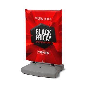 Revêtement en PVC pour Windtalker® display publicitaire