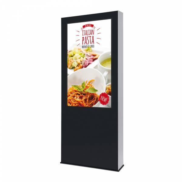 Écran Totem Extérieur Avec 55" Samsung Écran display publicitaire