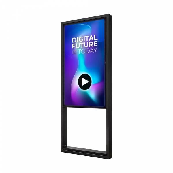 Écran Totem Extérieur Design Avec 55" Samsung Écran display publicitaire