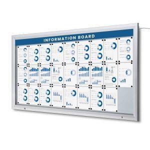 Vitrine Extérieure Verrouillable LED display publicitaire