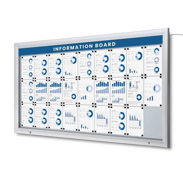 Vitrine Extérieure Verrouillable LED display publicitaire