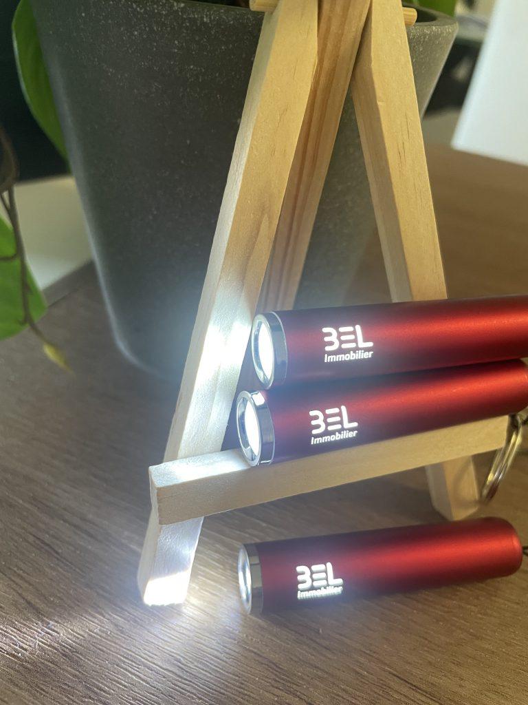 Lampe torche porte clé