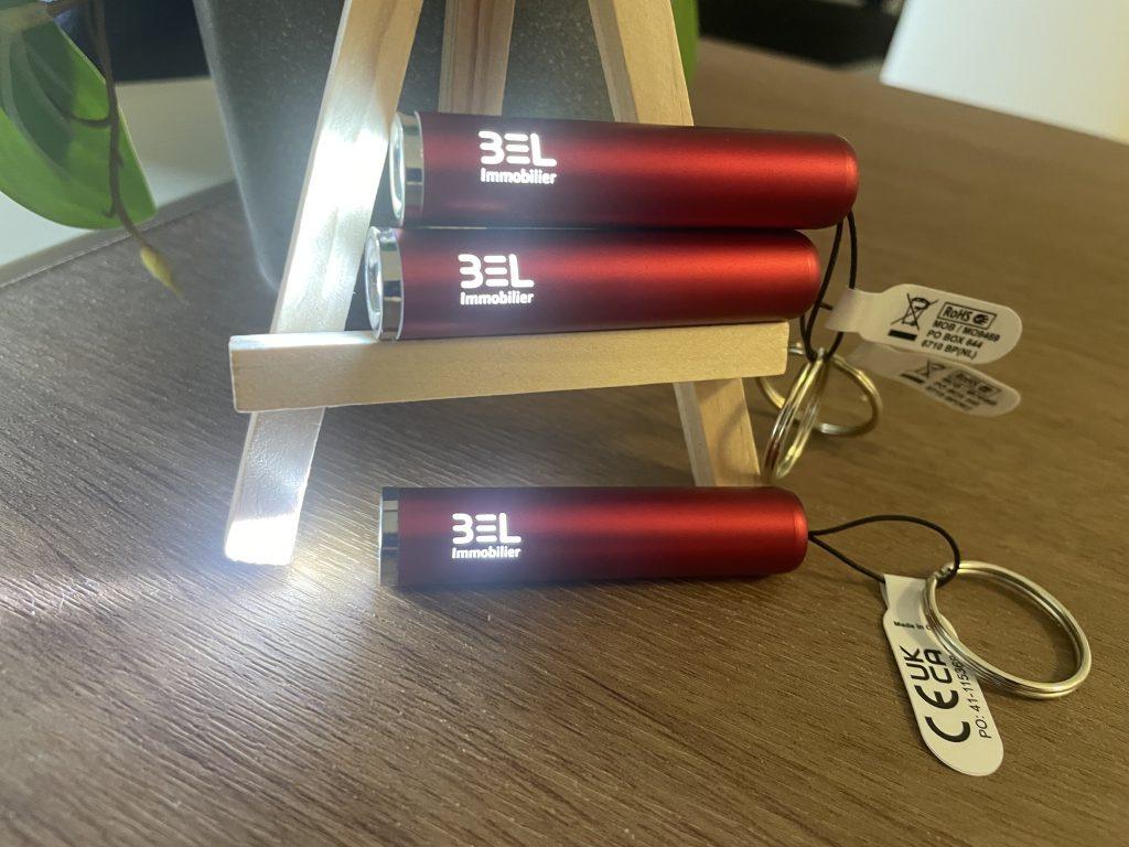 Lampe torche porte clé