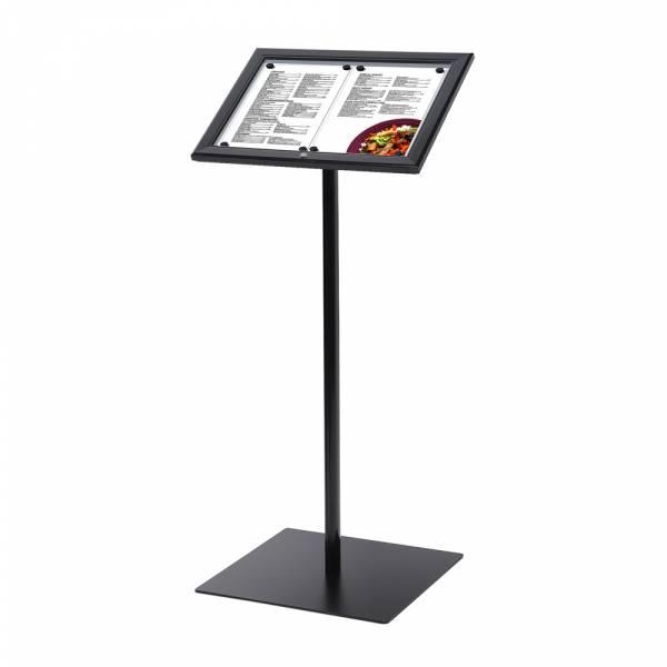 Présentoir Porte Menu Verrouillable 2x A4 display publicitaire