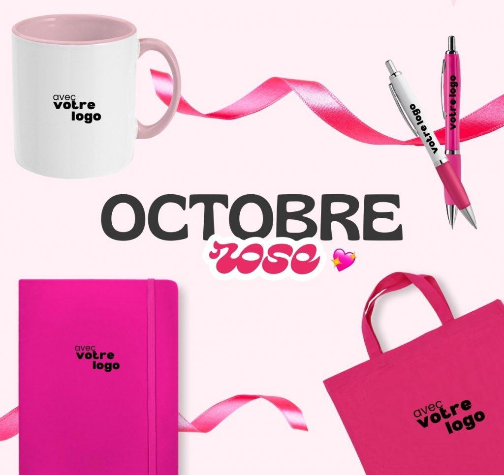 🎀 Octobre Rose : une offre solidaire avec nos objets personnalisés