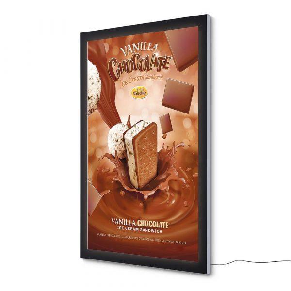 Porte-Affiche Premium LED Extérieur 120 x 180 cm signaletique digitale