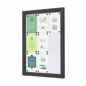 Outdoor Lockable Showcase Slim display publicitaire