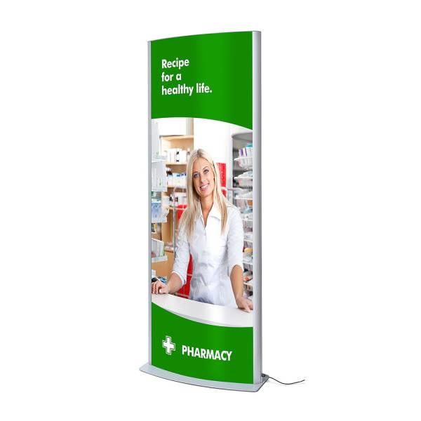 Arcuato® Poster Lumière Column display publicitaire