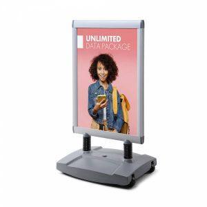 Windtalker® Excel avec Base Plastique display publicitaire