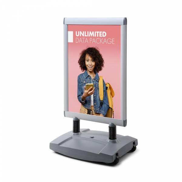 Windtalker® Excel avec Base Plastique display publicitaire