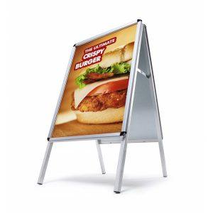 Chevalet 100 x 140 cm Coins Arrondis 32 mm display publicitaire