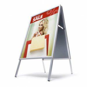 Chevalet Design Standard A2 Coins En Onglet 25 mm display publicitaire