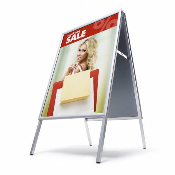 Chevalet Design Standard A2 Coins En Onglet 25 mm display publicitaire