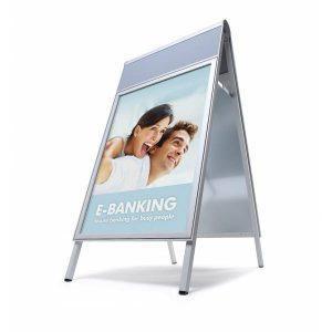 Design Compasso® Chevalet Logo A1 display publicitaire