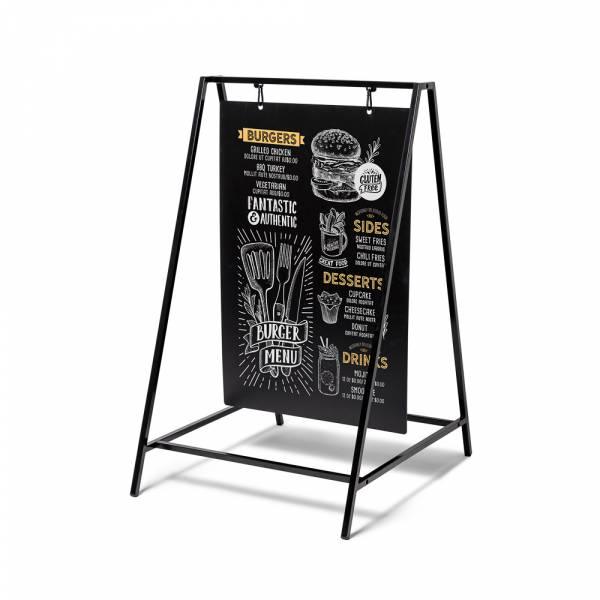 Chevalet Swing 50 x 70 cm Noir display publicitaire