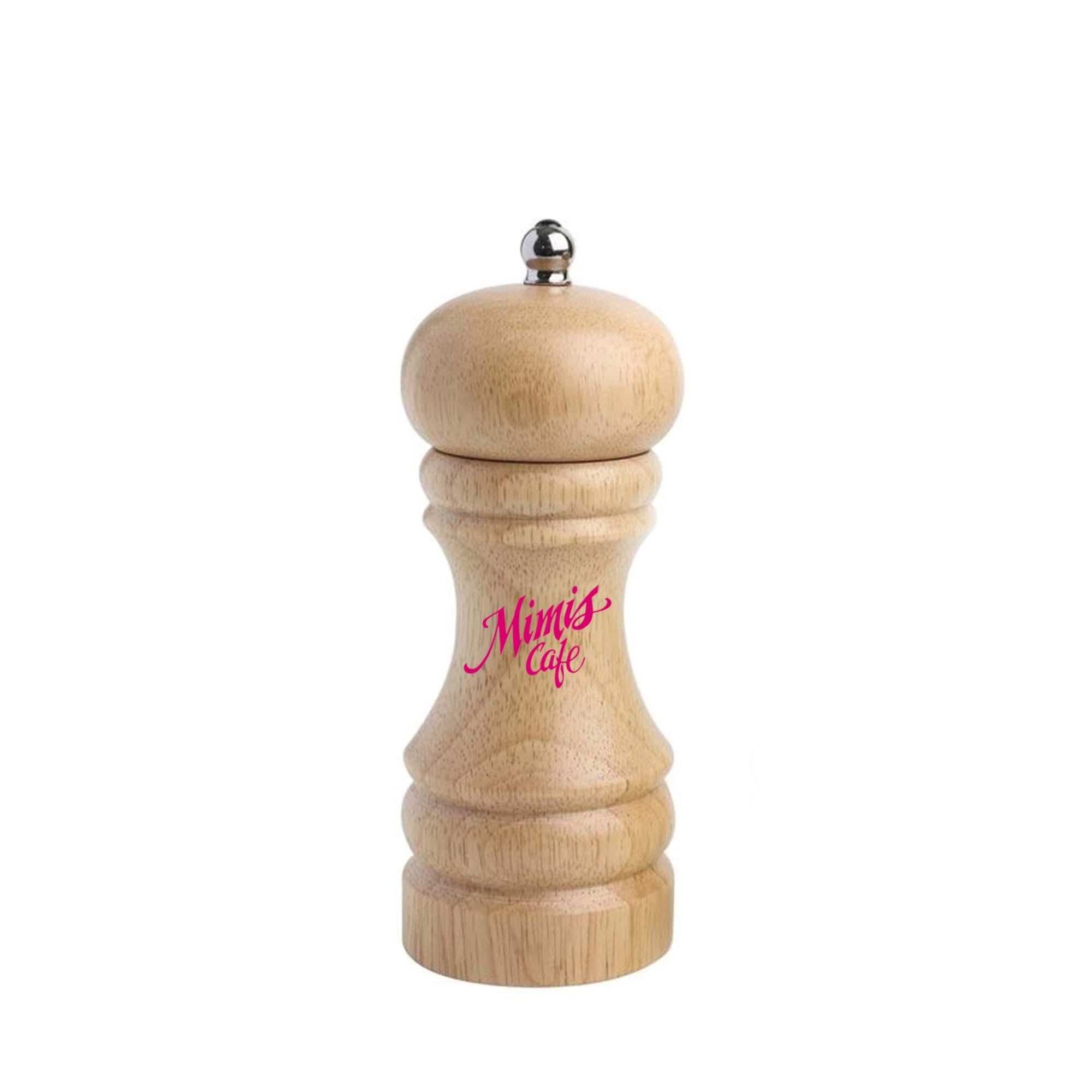 Moulin à poivre en bois (16cm) GOODIES vaisselle personnalisés et publicitaire