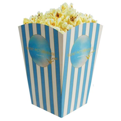 Grand bac à pop-corn GOODIES packaging personnalisés et publicitaire