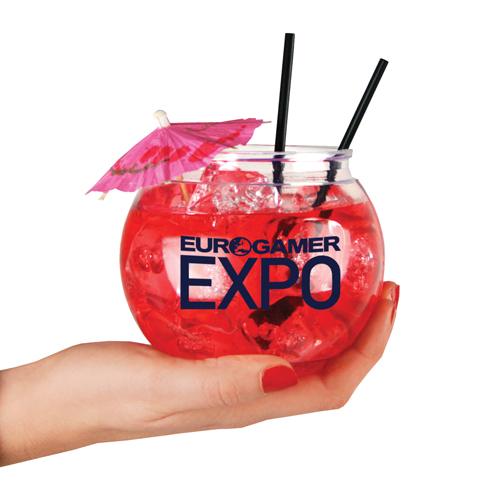 Bol à poisson/cocktail en plastique acrylique réutilisable (2,9 litres) GOODIES verres personnalisés et publicitaire