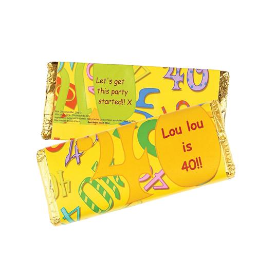 Barre de chocolat 100 grammes GOODIES packaging personnalisés et publicitaire