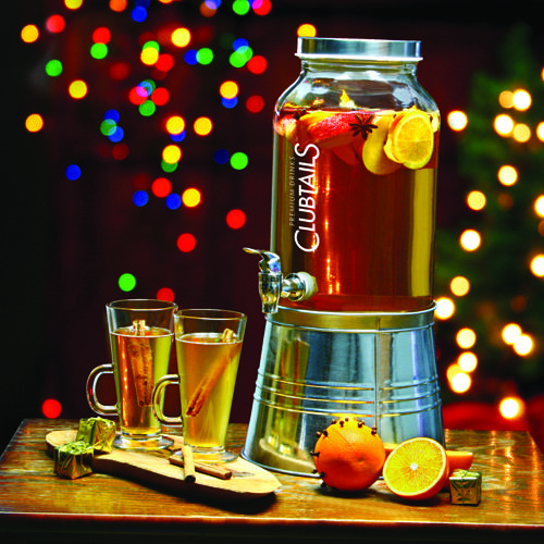 Distributeur de boissons en bocal Mason avec seau à glace (5 litres) GOODIES RESTAURANTS